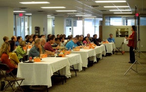 Photo of Audience at tables