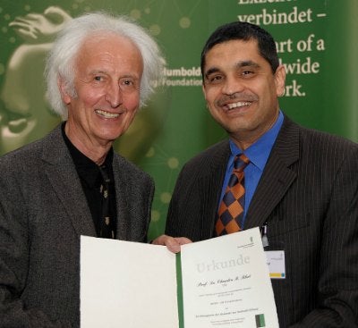 Chandra Bhat Receives Humboldt Research Award