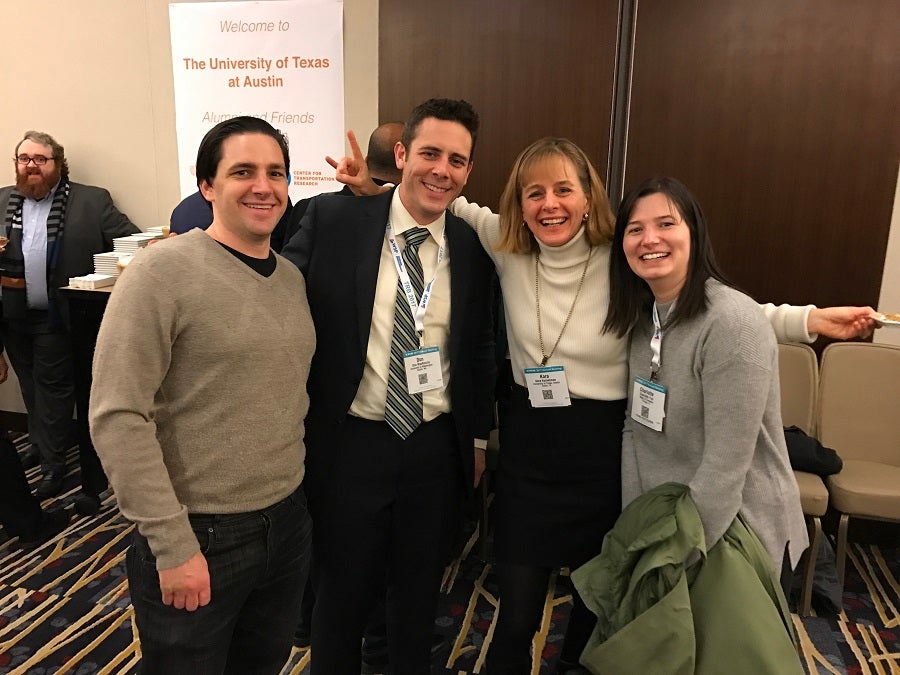 Kara Kockelman and others at the CTR Reception at 2017 TRB Annual Meeting